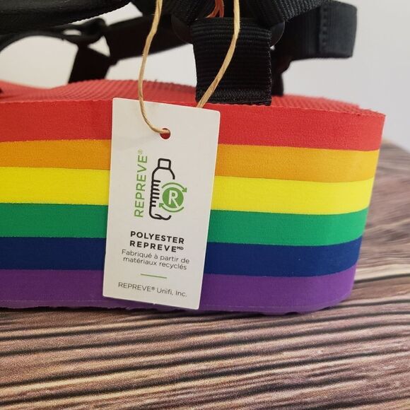 Teva All Gender Flatform Universal Rainbow Pride - Picture 13 of 16